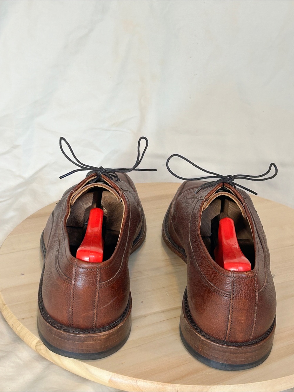 Allen Edmonds Jackson Men’s Brown Leather Lace-Up Derby Dress Shoes US 9.5D - Picture 3 of 8